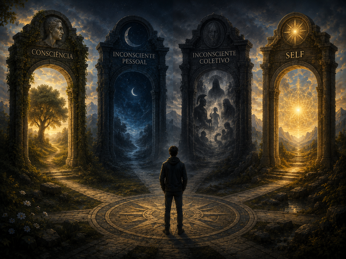 What are the 4 Pillars of Jungian Psychology?